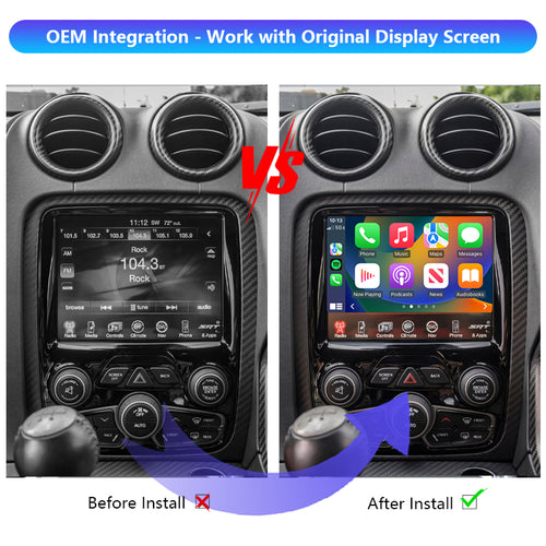 AutoMMI 2013 - 2016 Dodge Viper Wireless Apple CarPlay Android Auto Decoder Module Interface Kit