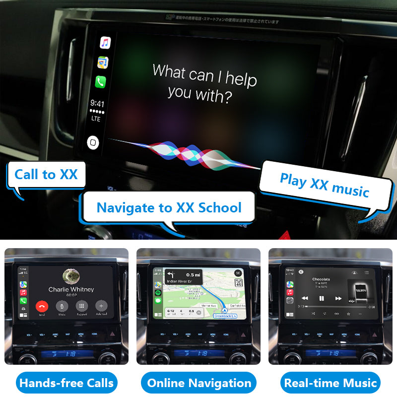 2008-2022 Toyota Alphard / Vellfire OEM head units wireless Apple CarPlay & Android Auto Decoder Module integration kits