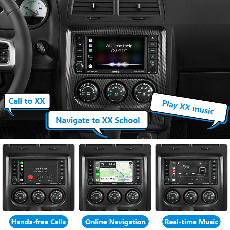 AutoMMI 2013 - 2014 Dodge Challenger Wireless Apple CarPlay Android Auto Decoder Module Interface Kit