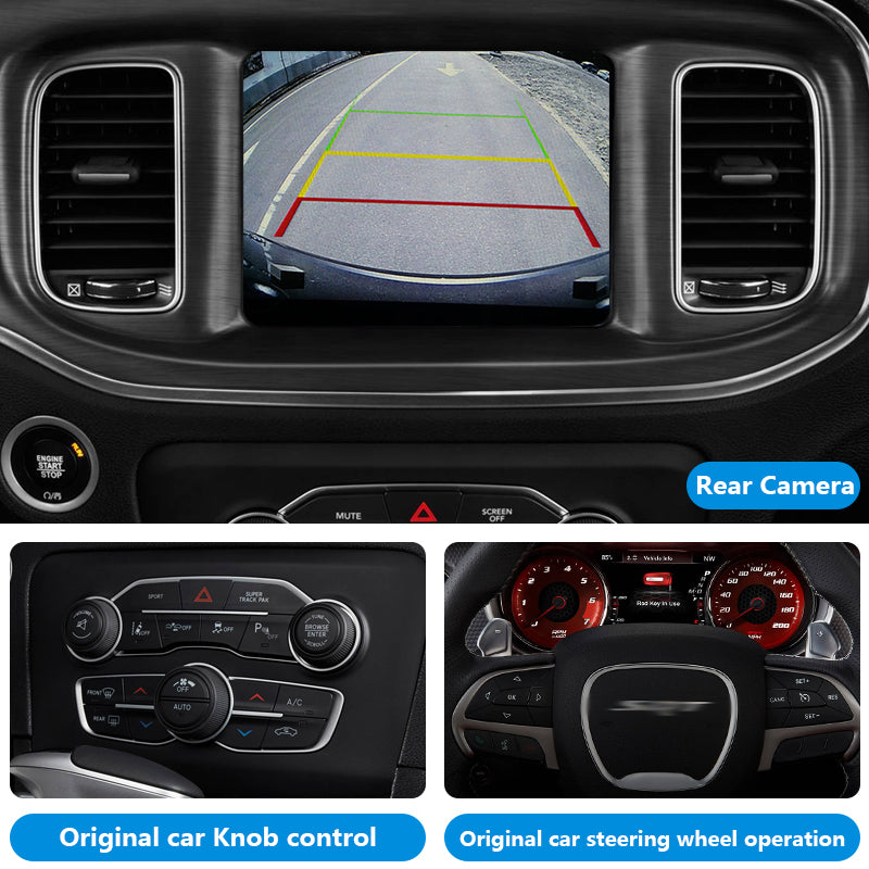 AutoMMI 2015 - 2022 Dodge Challenger Wireless Apple CarPlay Android Auto Decoder Module Interface Kit