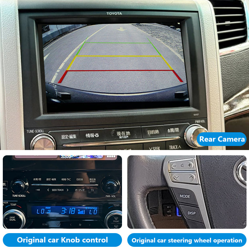 2008-2022 Toyota Alphard / Vellfire OEM head units wireless Apple CarPlay &amp; Android Auto Module integration kits