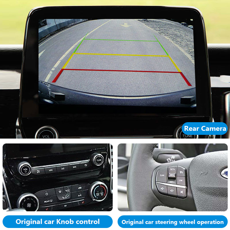 AutoMMI 2017-2019 Ford Explorer Escape Focus SYNC upgrade Wireless Apple CarPlay Android Auto Decoder Module Interface Kit