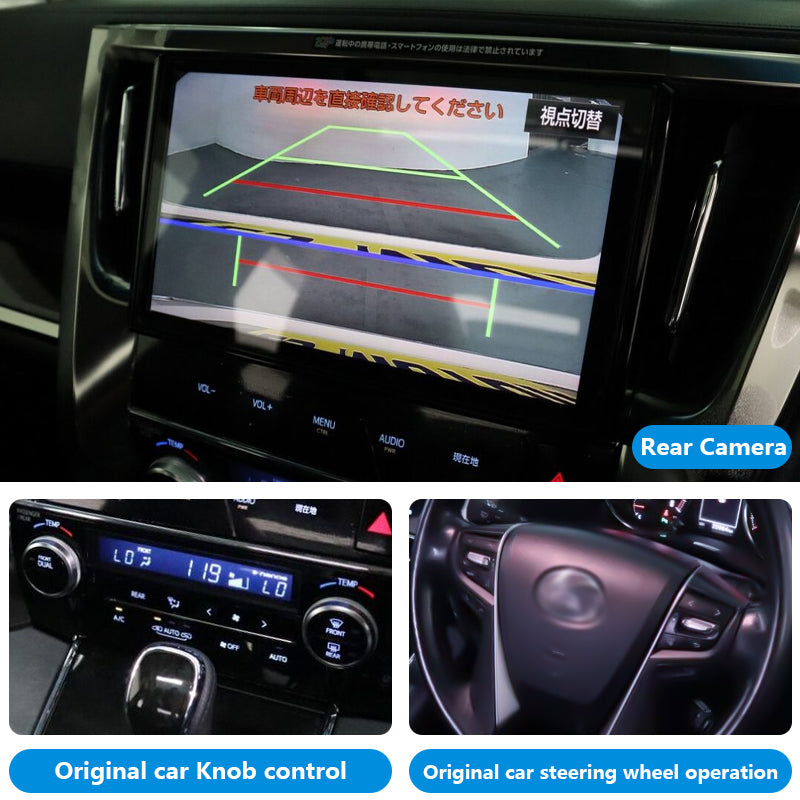 2008-2022 Toyota Alphard / Vellfire OEM head units wireless Apple CarPlay & Android Auto Decoder Module integration kits