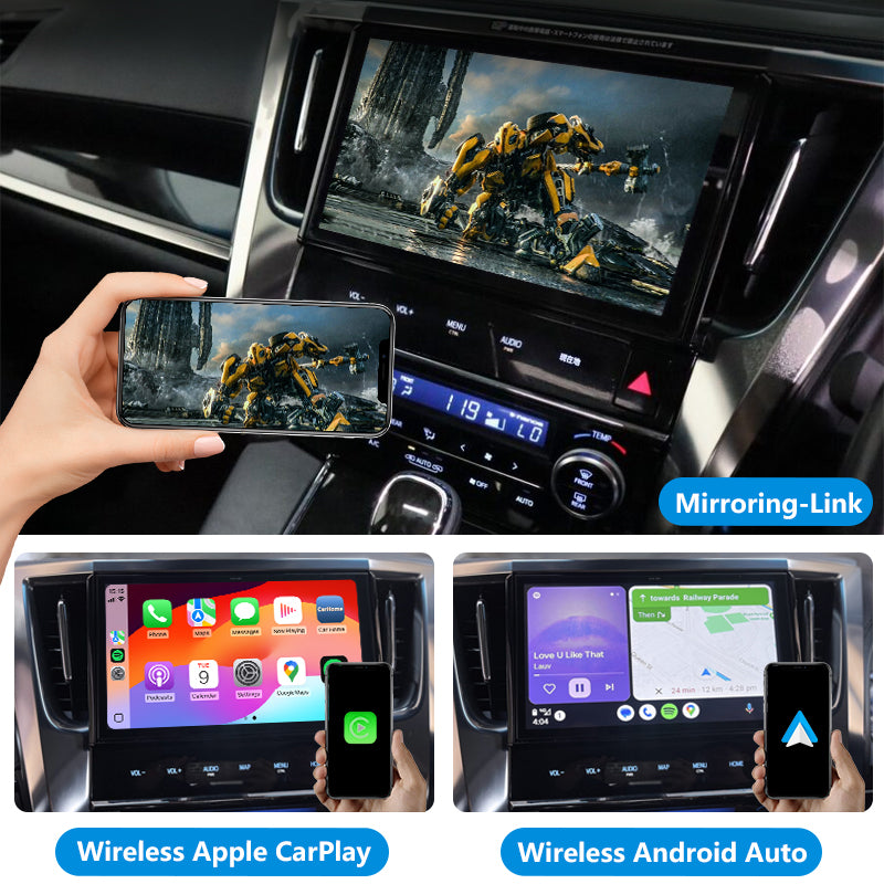 2008-2022 Toyota Alphard / Vellfire OEM head units wireless Apple CarPlay & Android Auto Decoder Module integration kits