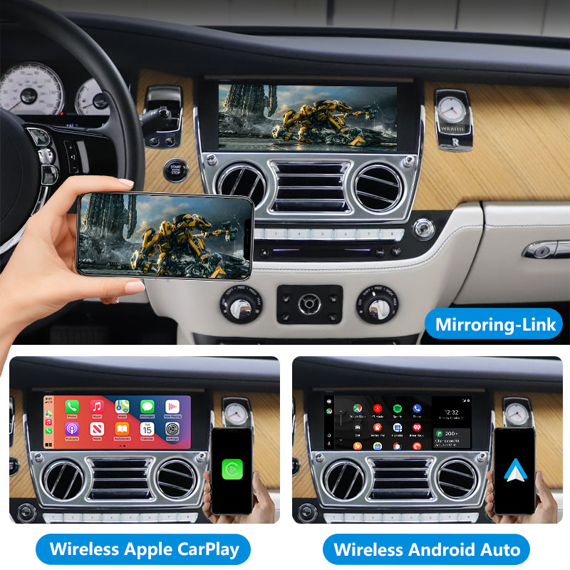 AutoMMI 2016-2018 Rolls-Royce Wraith upgrade Wireless Apple CarPlay Android Auto Decoder Module Interface Kit