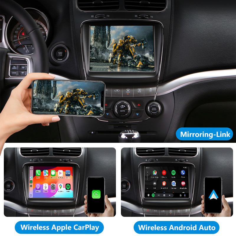 AutoMMI 2013 - 2014 Fiat Freemont Wireless Apple CarPlay Android Auto Decoder Module Interface Kit