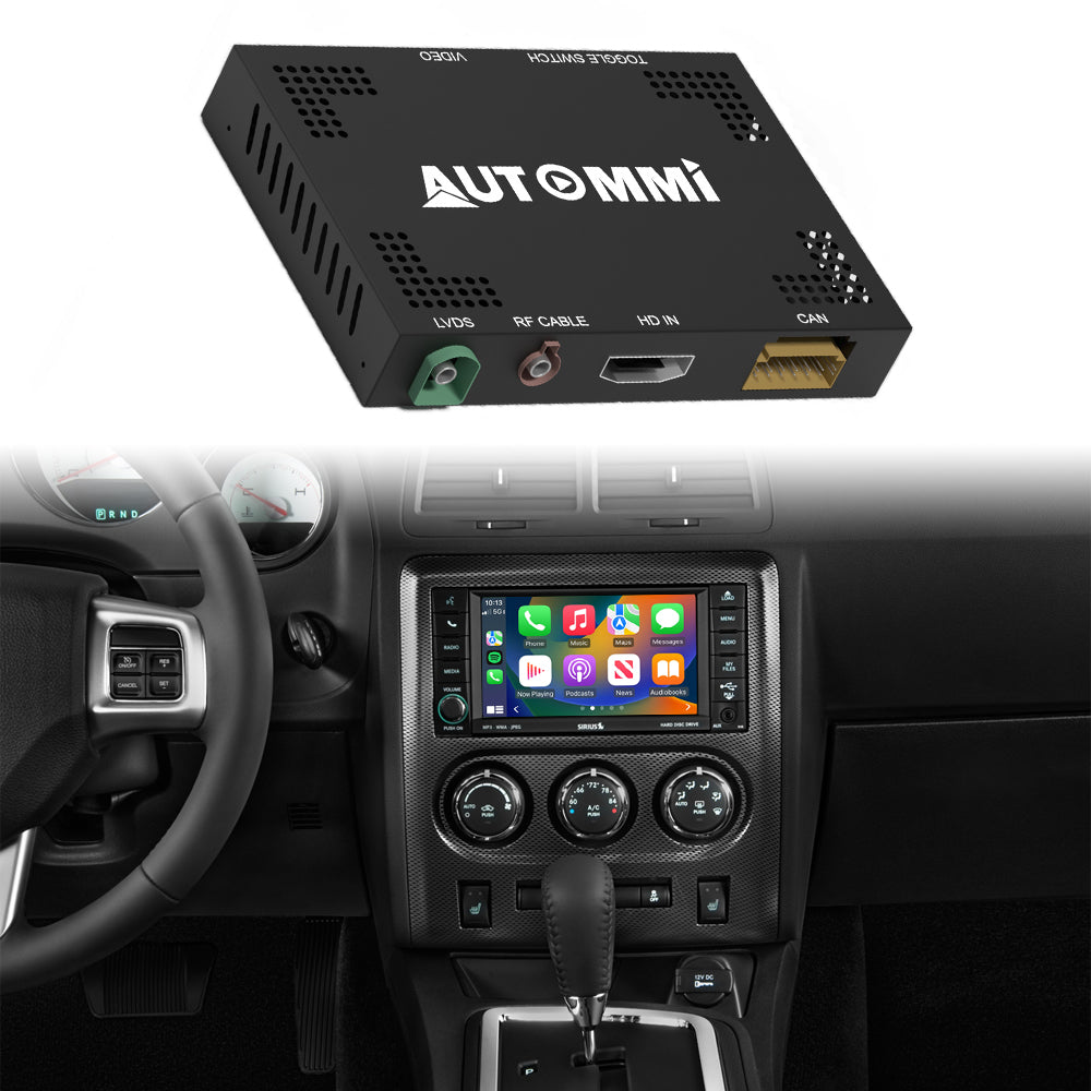 AutoMMI 2013 - 2014 Dodge Challenger Wireless Apple CarPlay Android Auto Decoder Module Interface Kit