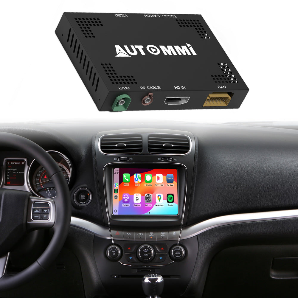AutoMMI 2013 - 2014 Fiat Freemont Wireless Apple CarPlay Android Auto Decoder Module Interface Kit