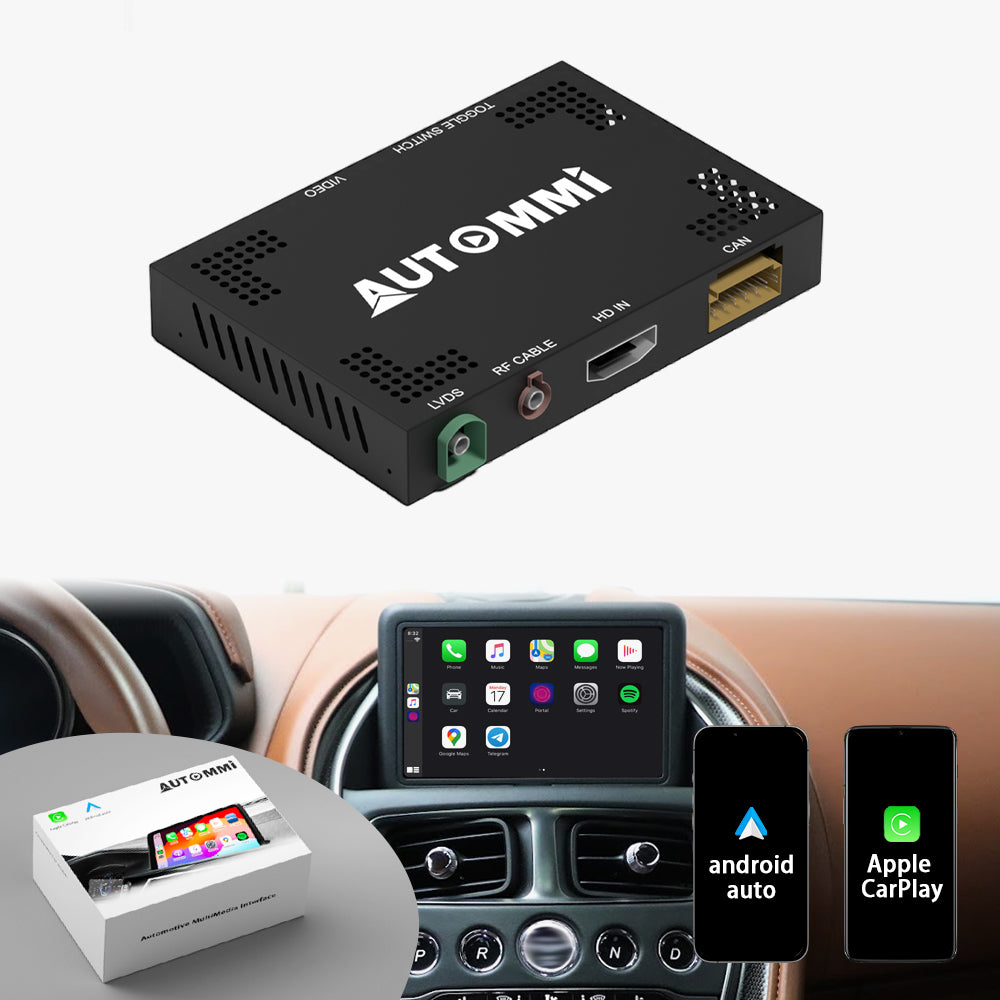 AutoMMI 2015 - 2018 Aston Martin NTG5 Wireless Apple CarPlay Android Auto Decoder Module Interface Kit