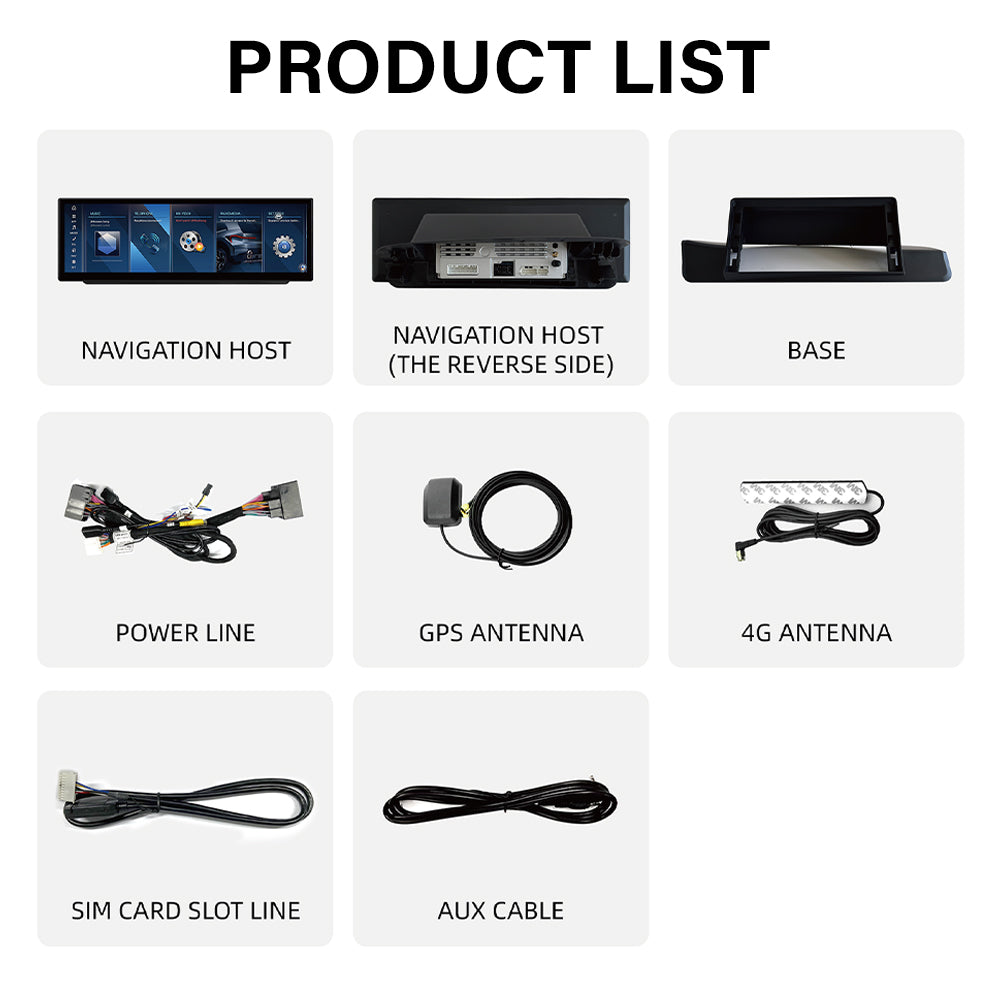 2008-2010 E60 BMW 5 series 10.25" /12.3"/14.9"Android Car Screen Wireless Apple CarPlay Android Auto Navigation Car DVD Player