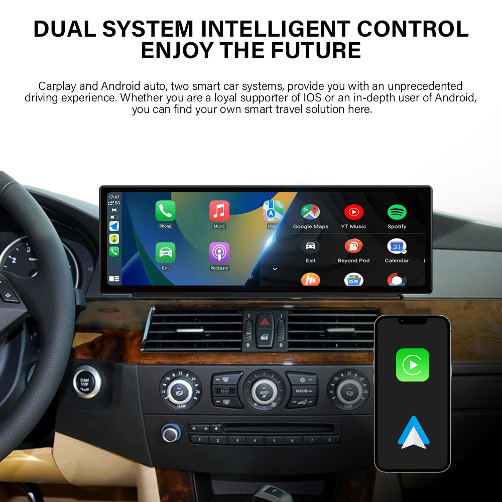 2008-2010 E60 BMW 5 series 10.25" /12.3"/14.9"Android Car Screen Wireless Apple CarPlay Android Auto Navigation Car DVD Player