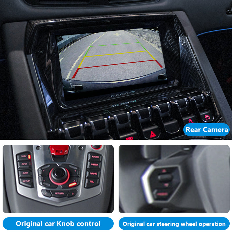 AutoMMI 2012-2018 Lamborghini Aventador MMI3G Wireless Apple CarPlay Android Auto Decoder Module Interface Kit