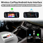 AutoMMI 2012-2018 Lamborghini Aventador MMI3G Wireless Apple CarPlay Android Auto Decoder Module Interface Kit