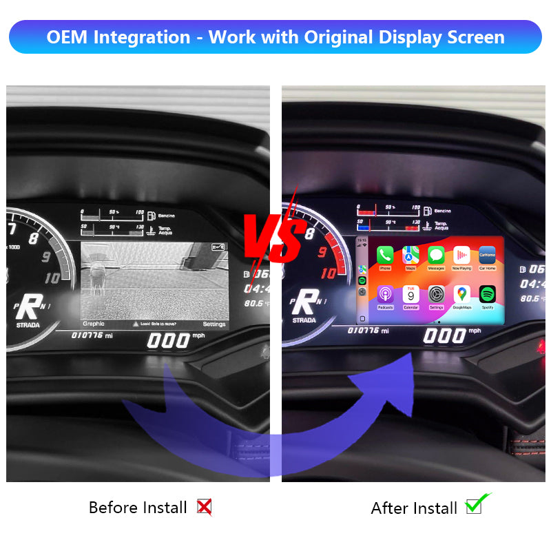 AutoMMI 2012-2018 Lamborghini Huracan MMI3G Wireless Apple CarPlay Android Auto Decoder Module Interface Kit