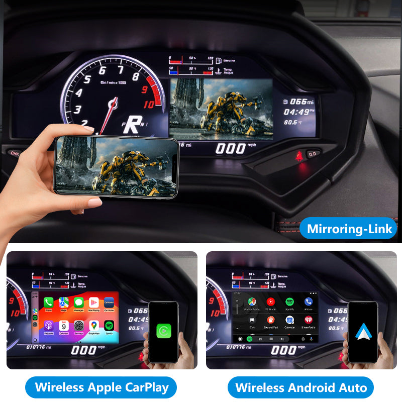 AutoMMI 2012-2018 Lamborghini Huracan MMI3G Wireless Apple CarPlay Android Auto Decoder Module Interface Kit