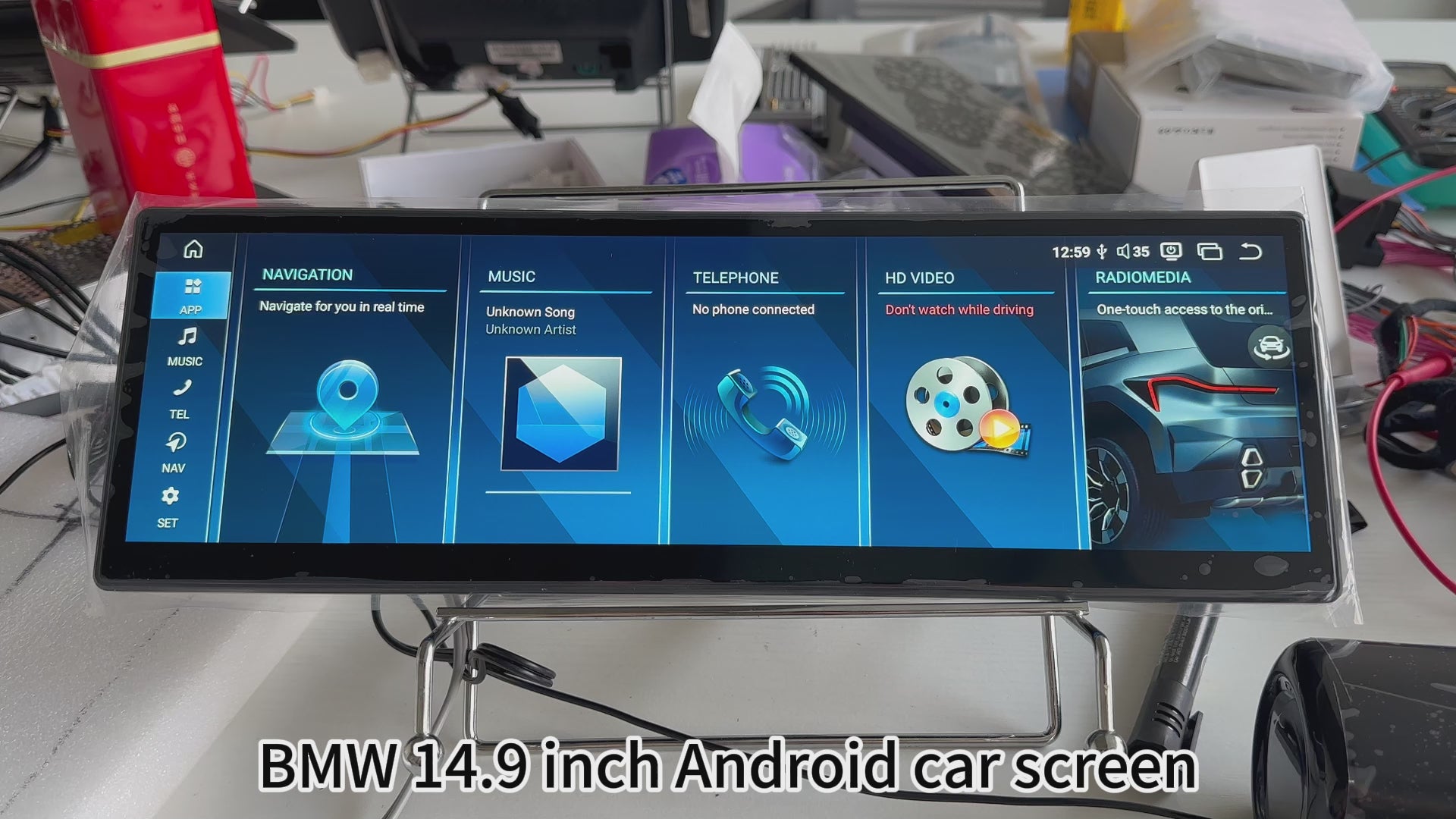 2008-2010 E60 BMW 5 series 10.25"/12.3"/14.9"Android Car Screen Wireless Apple CarPlay Android Auto Navigation Car DVD Player